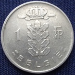 Бельгия, 1 франк, 1952 года., фото №2