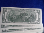 2 доллара США 2013 г UNC 25 банкнот номера подряд штат NEW YORK, фото №7
