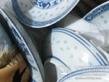 Блюдца, рисовый фарфор, Китай, 6 шт, фото №3