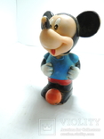Микки Маус Disney резиновый пупс  с мячом 11см СССР, фото №2