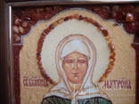 Икона из янтаря Святая Матрона, фото №3