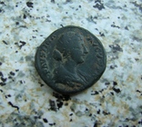 Фаустина младшая сестерций Рим 161-175 г. н. э., фото №2