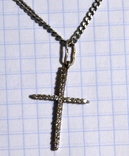 Цепочка с крестиком - 925, фото №3