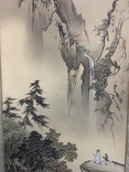 Японская картина-свиток, конец 19-го начало 20-го века, фото №5