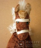 Плюшевая лошадь, винтаж,, фото №12