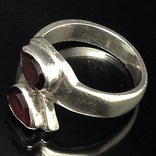Кольцо, красные камни, фото №3
