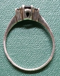 Кольцо проба 925 (тёмные камни), фото №3