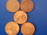 5 центов Европа (5 штук ), фото №8