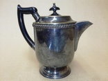 Чайник(кофейник) в серебрении с клеймом., фото №2