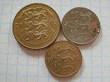 3 монеты Эстонии 2000 - ых гг., фото №3