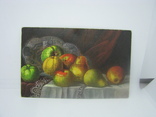 Открытка Натюрморт Натюрморт с яблоками и грушами, фото №2
