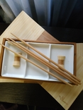 Набор для суши  East West Ming Tsai Sushi for Two - Bamboo &amp; Ceramic 8 PC Gift Set, фото №2