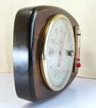 Старинный барометр с термометром (Англия), фото №4