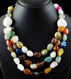 Ожерелье из натуральных уветных агатов 1000 карат, фото №2