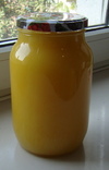 Мед з домашньої пасіки (з соняшника   1л.,чиста вага меду 1.4кг.), фото №2
