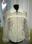Оригинальная стильная женская кожаная куртка. Лот 339, фото №2
