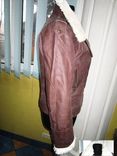 Модная оригинальная женская кожаная куртка-косуха CLOCKHOUSE. Лот 340, фото №7