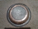 Старовинна мідна тарілка, фото №4
