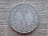 Монета срібло deutschland 2004 10euro, фото №3