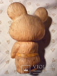 Резиновая игрушка-пищалка Олимпийский Мишка времен СССР, фото №3
