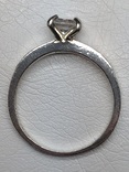 Кольцо, циркон, позолота, фото №6