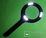  Лупа Magnifier с Led подсветкой диаметр 85 мм., фото №6