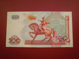 Узбекистан 1999 рік 500 сум UNC., фото №2