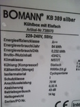 Холодильник кемпінг чи дорожний BOMANN KB389 silber 50 см з Німеччини, numer zdjęcia 10