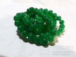 Бусы и браслет из полудрагоценного камня(Зелёный кварцит), фото №10