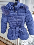 Красивое зимнее пальто на девочку 4-6 лет, фото №4