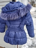 Красивое зимнее пальто на девочку 4-6 лет, фото №6
