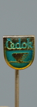Значок Чехия Cedok. Бюро путешествий, фото №2