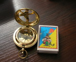 Карманный компас с солнечными часами Ross London. Новый, фото №6