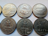Quarter Dollar CША. 8 шт ., фото №5