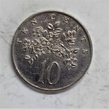 Ямайка 10 цент 1988, фото №2