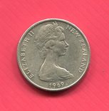Новая Зеландия 10 центов - Шиллинг 1969, фото №3