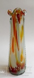 Ваза для цветов Ириска-кипариска. Цветное стекло., фото №2