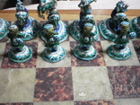 Серебряные шахматы с эмалями, фото №7