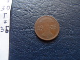 1 пфенниг 1935  Германия   (Г.7.36)~, фото №4