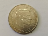 Дания 10 крон 1972г, фото №2