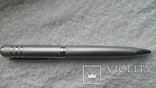 Увесистая металлическая шариковая ручка механизм поворотный, фото №3