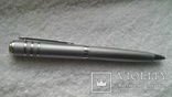 Увесистая металлическая шариковая ручка механизм поворотный, фото №5