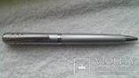 Увесистая металлическая шариковая ручка механизм поворотный, фото №6