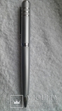 Увесистая металлическая шариковая ручка механизм поворотный, фото №12