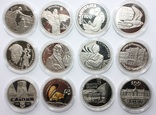 Годовой набор юбилейных монет 2017 г. 36 шт., фото №6