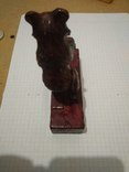 Богородская деревянная игрушка медведь на самокате, фото №5