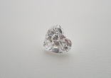 Природный бриллиант огранка сердце 0,24 карат, фото №2