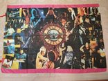 15. Баннер Guns N'Roses 97х135см, ткань, новый, фото №2