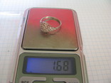 Кольцо - серебро 925 пр. - вес - 1,68 гр., фото №7