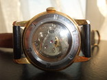 Часы " REX "- позолота , с прозрачной задней крышкой., фото №12